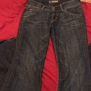 Hudson boot cut back flap jeans NWOT